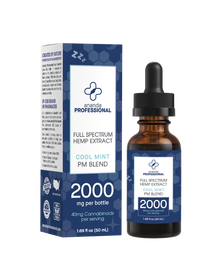 2000mg Full Spectrum Tincture PM Blend - Cool Mint_CBDee