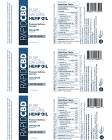 RapidCBD Pure, Natural Hemp Oil Tincture_CBDee