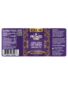 ProMED Select Calm CBD Oil Drops for Anxiety Support - 1800mg_CBDee