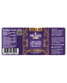 ProMED Select Calm CBD Oil Drops for Anxiety Support - 2500mg_CBDee