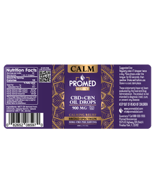 ProMED Select Calm CBD Oil Drops for Anxiety Support - 900mg_CBDee