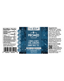 Sleep CBD Oil Drops for Sleep Support - 2000mg_CBDee