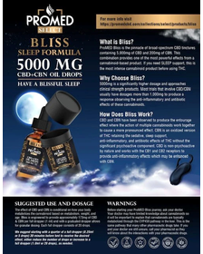 ProMED Select Bliss CBD Oil Drops for Better Sleep - 5000mg_CBDee