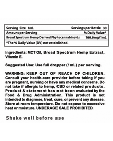 CBD Broad Spectrum Hemp Oil Tincture_CBDee