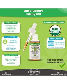 Ogranic Full Spectrum CBD Oil Drops 500mg_CBDee