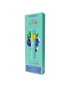 Urb THCA Live Sugar Disposable 3ML - Sour Blueberry_CBDee