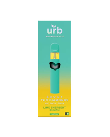 Urb Saucy THC Diamonds Disposable 3ml – Lime Sherbert Punch_CBDee