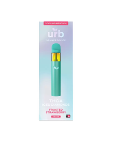 Urb THCA Iced Diamonds Disposable 3ML – Frosted Strawberry_CBDee