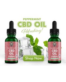 Golden Goat CBD Hemp Oil 1000mg – Peppermint_CBDee