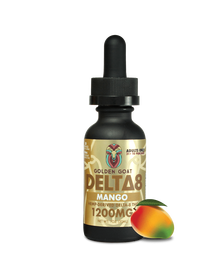 Golden Goat Delta-8 Oil, 1200mg – Mango_CBDee