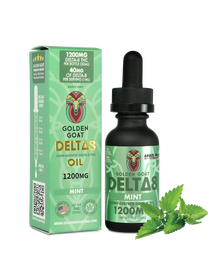 Golden Goat Delta-8 Oil, 1200mg – Mint_CBDee