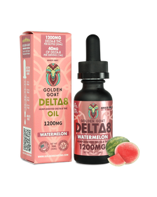 Golden Goat Delta-8 Oil, 1200mg – Watermelon_CBDee