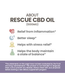 Hempure Rescue CBD Oil Drops 1000 mg_CBDee