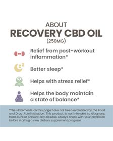 Hempure Recovery CBD Oil Drops 250 mg_CBDee