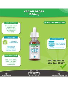 Organic Full Spectrum CBD Oil Drops 1000mg_CBDee