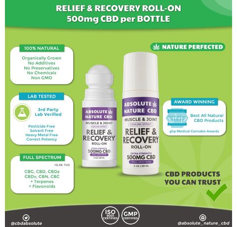 Full Spectrum CBD Cooling Roll-On – 500mg CBD_CBDee