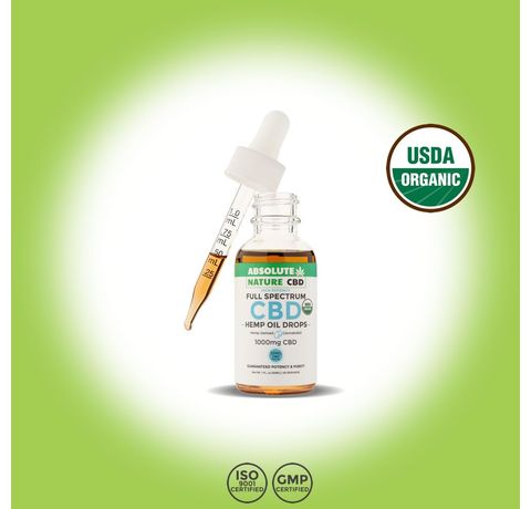 Organic Full Spectrum CBD Oil Drops 1000mg_CBDee