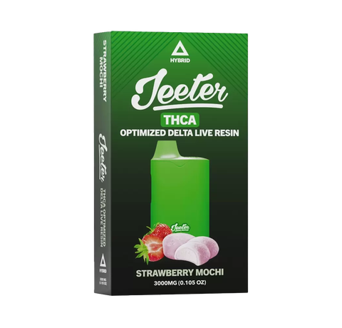 Jeeter THCA Disposable 3ml – Strawberry Mochi_CBDee