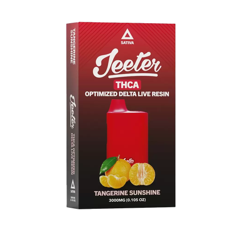 Jeeter THCA Disposable 3ml – Tangerine Sunrise_CBDee