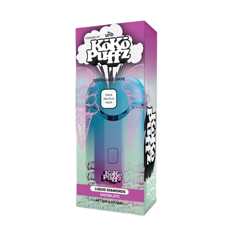 Koko Puffz Liquid Diamonds Disposable 3ML – Sherblato_CBDee