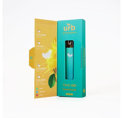 Urb THC Infinity Disposable 3ml – Orangeade_CBDee