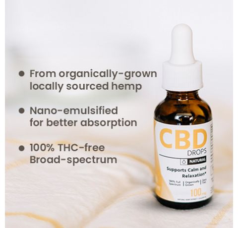 Hempure Restore CBD Oil Drops 100mg_CBDee