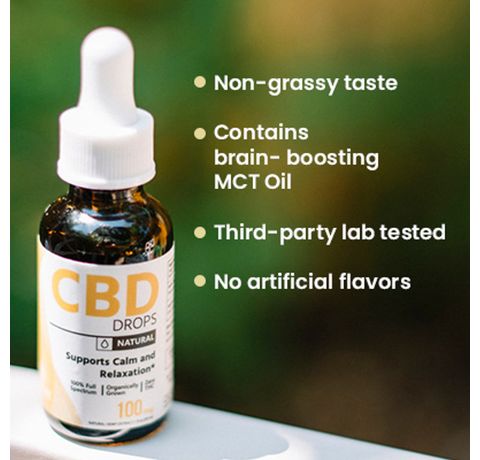 Hempure Restore CBD Oil Drops 100mg_CBDee