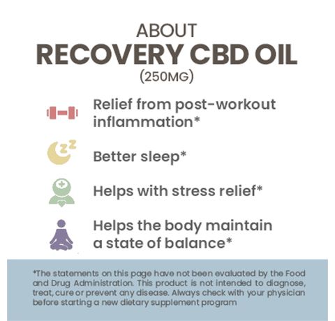 Hempure Recovery CBD Oil Drops 250 mg_CBDee