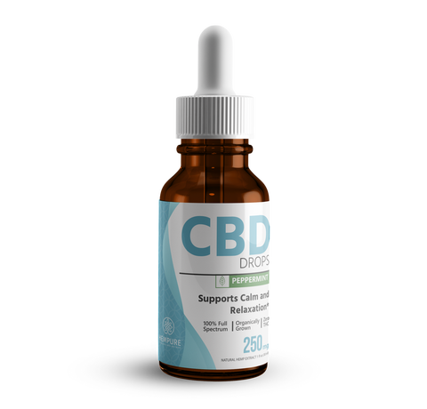 Hempure Recovery CBD Oil Drops 250 mg_CBDee