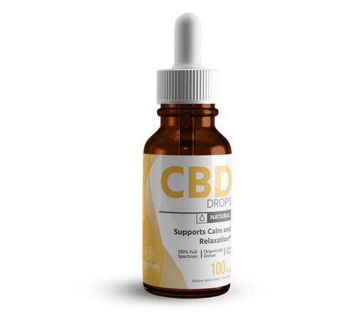 Hempure Restore CBD Oil Drops 100mg_CBDee