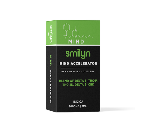 Indica MIND Accelerator Vape Cartridge Bubba Kush_Smilyn